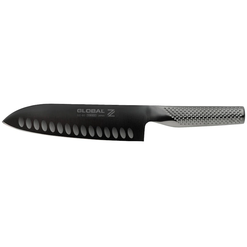 Santoku-Kniv DLC Olivenpolert, 18 cm