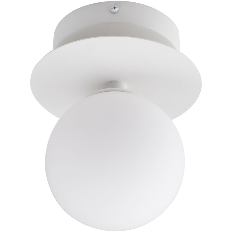 Art Deco 24 Vegg-/Taklampe, Hvit