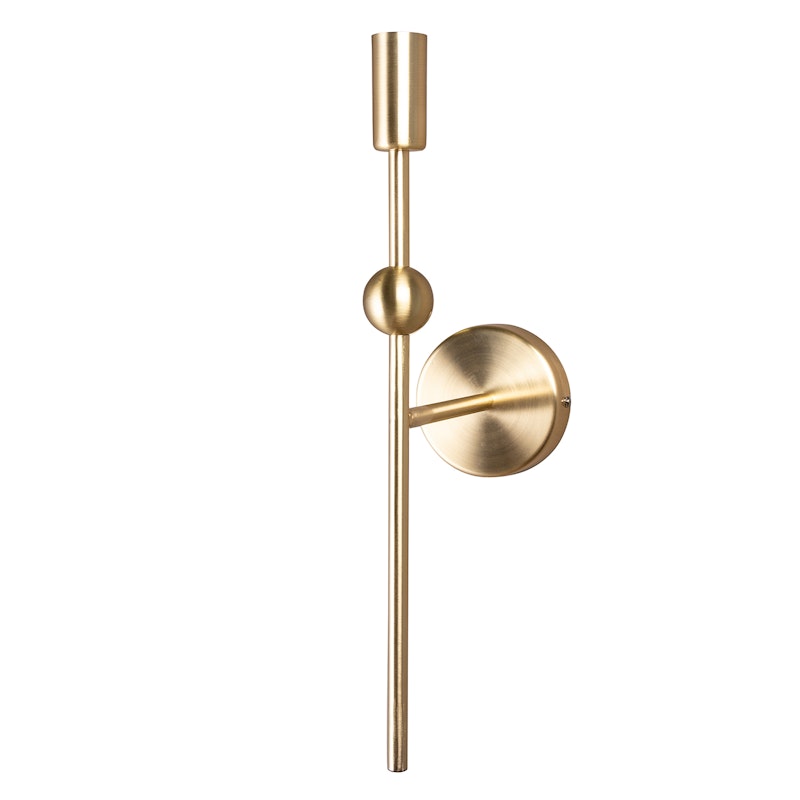 Astrid Vegglampe, Brushed Brass