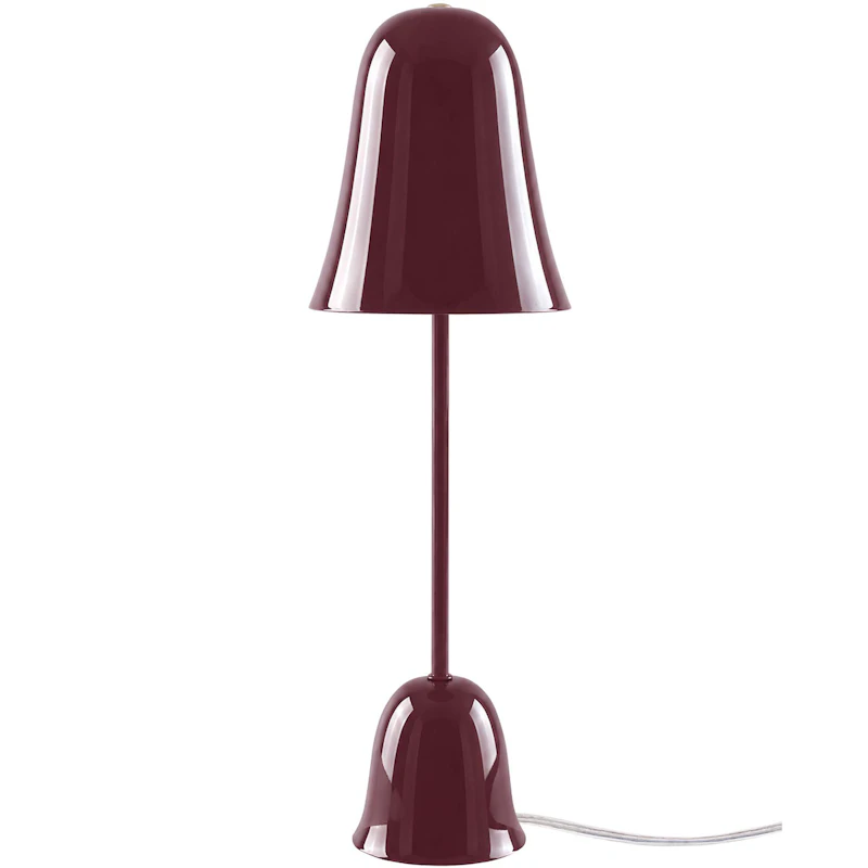 Blåklockan 16 Bordlampe, Vinrød