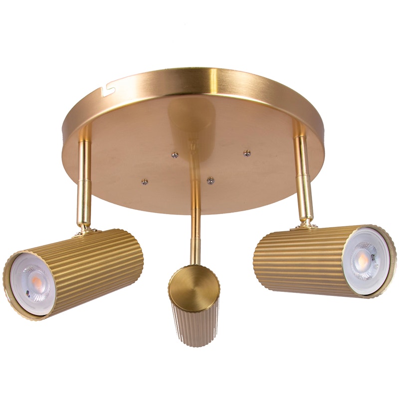 Hubble 3 Takfeste, Brushed brass