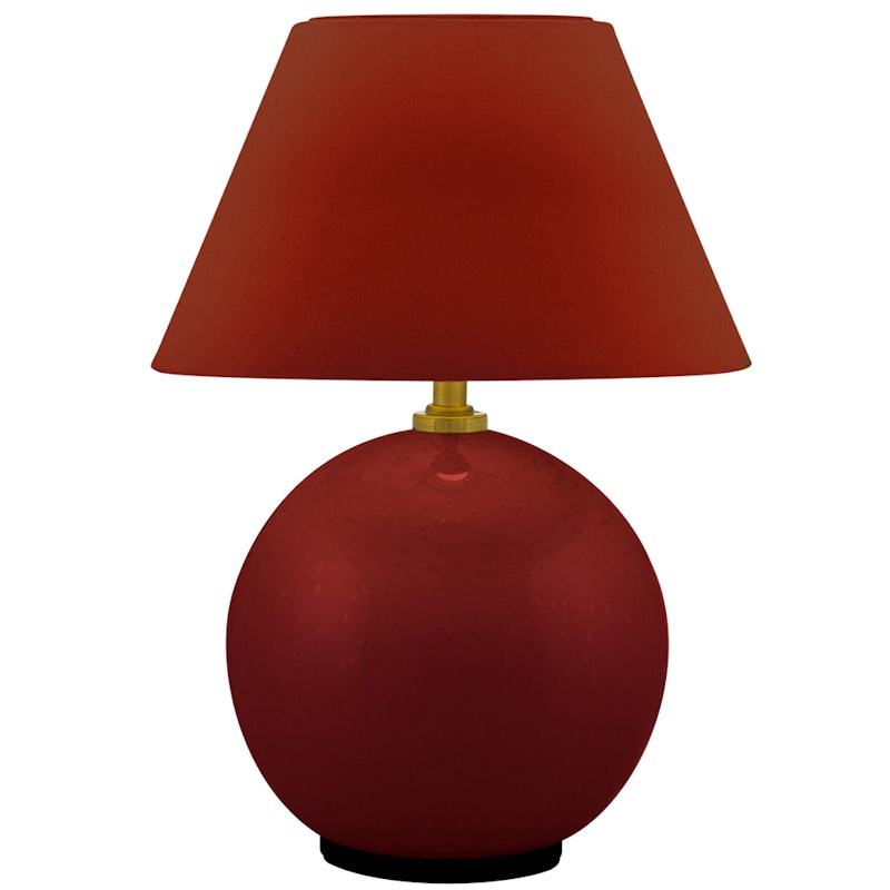 Iris 16 Bordlampe Bærbar, Vinrød
