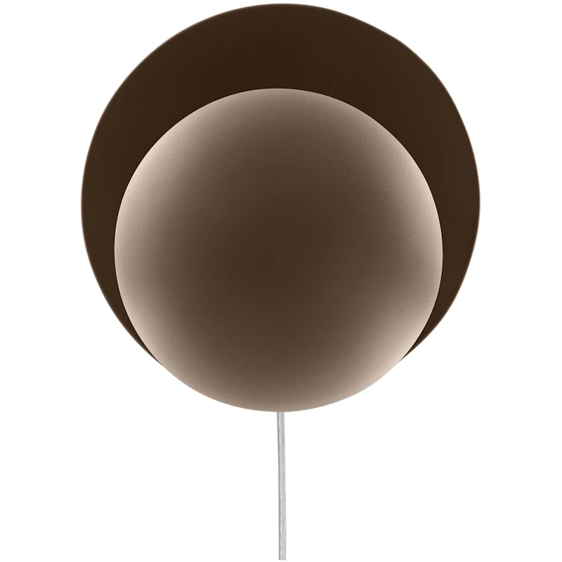 Orbit Vegglampe, Mocha