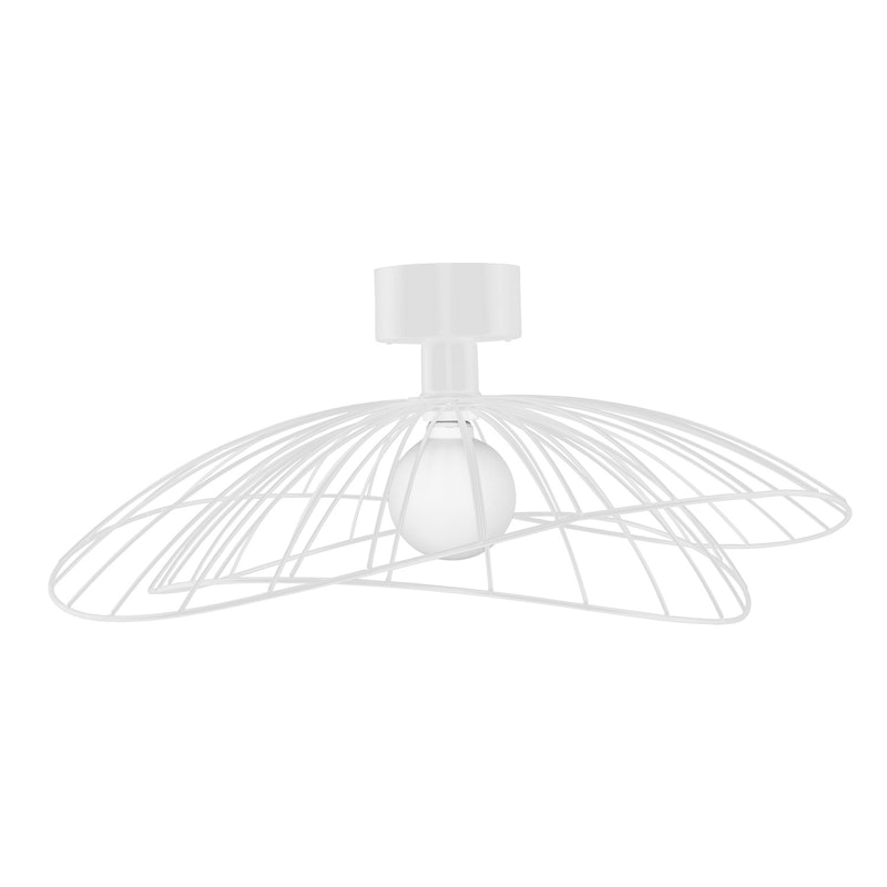 Ray Vegg-/Taklampe, Hvit