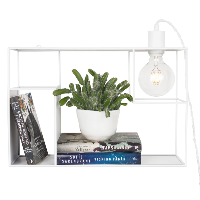 Shelfie Vegglampe, Hvit