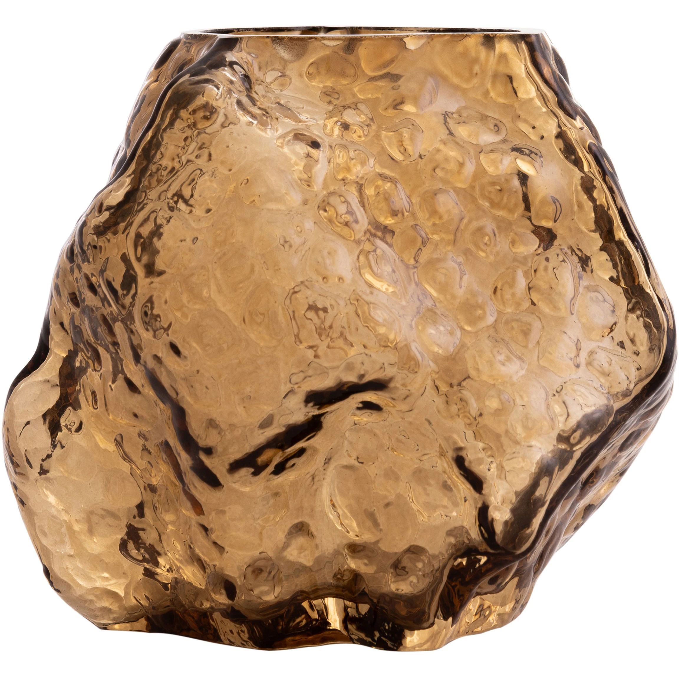 Globen Lighting Valerie Telysholder  -  Lyslykter Munnbl&aring;st Glass Brun - 685206