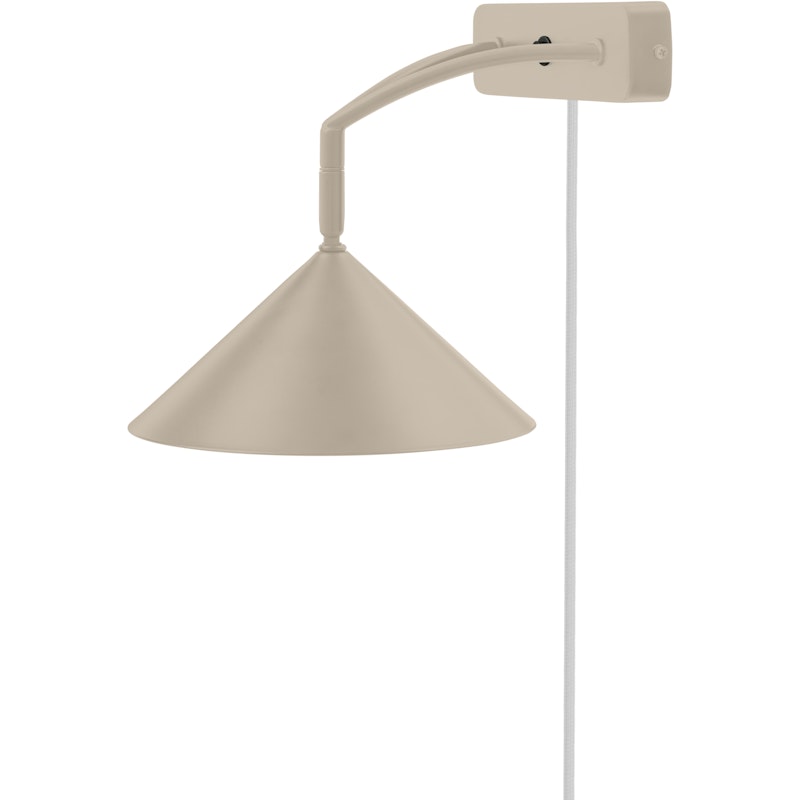 Curve Vegglampe, Beige