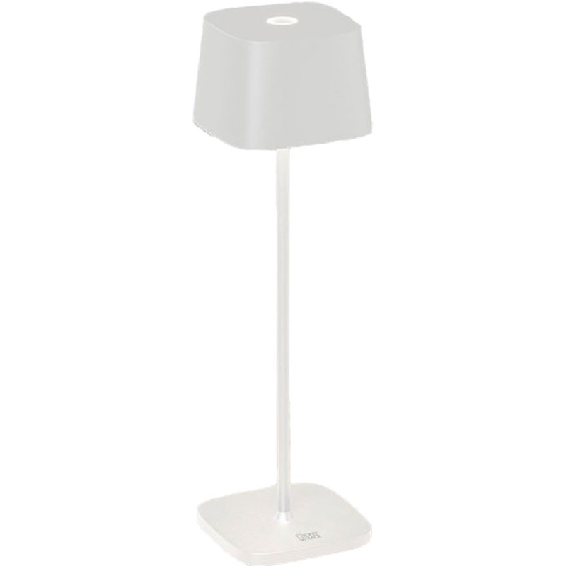 Capri Bordlampe Bærbar, Hvit