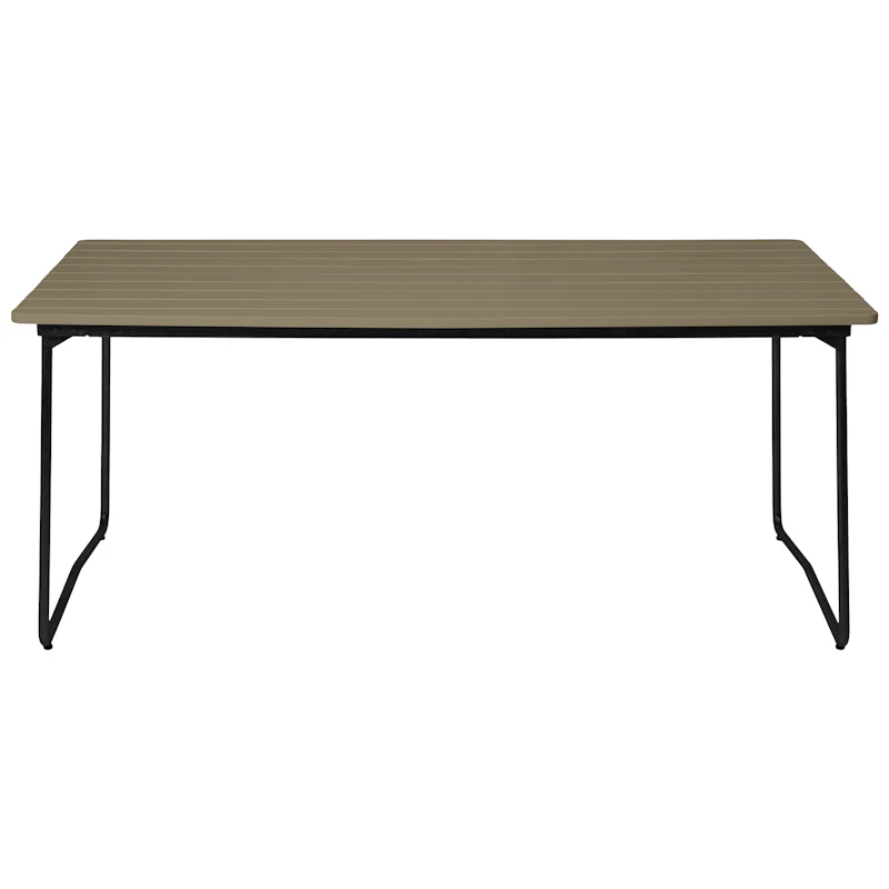 B31 Bord 92x170 cm, Lysegrønn / Sort