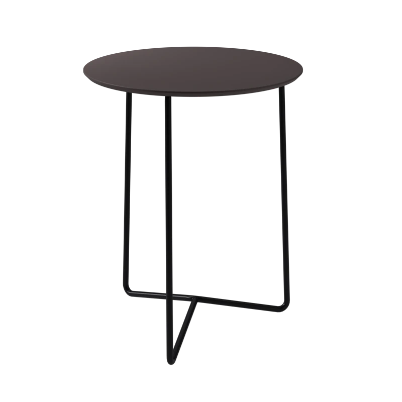 High Tech Bord Ø60 cm, Charcoal / Sort