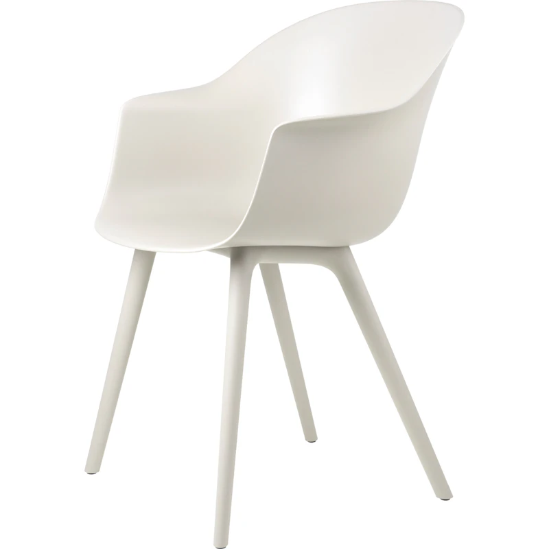 Bat Spisebordstol Outdoor, Alabaster White