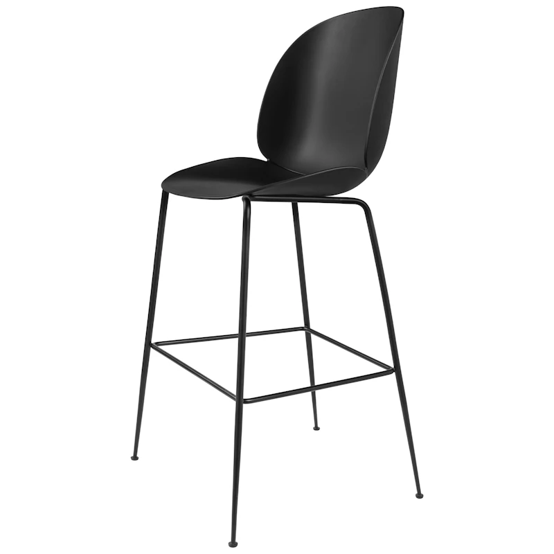 Beetle Barstol H75 cm, Sort / Sort