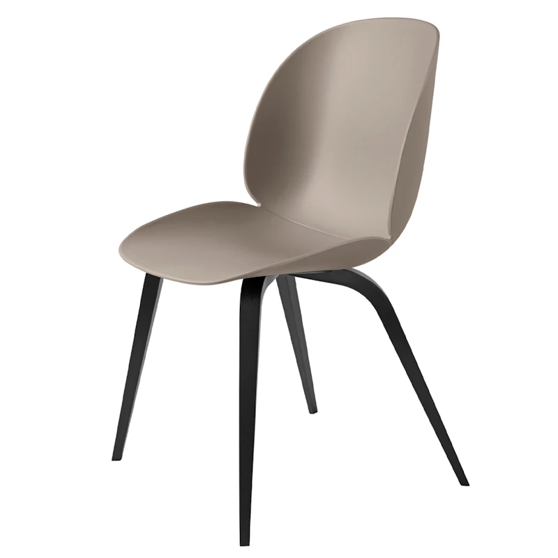 Beetle Spisestol, Sort Beech / Beige