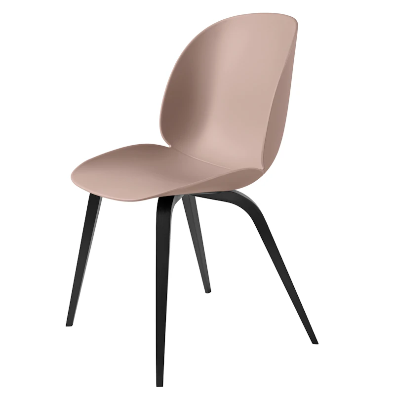 Beetle Spisestol, Sort Beech / Rosa