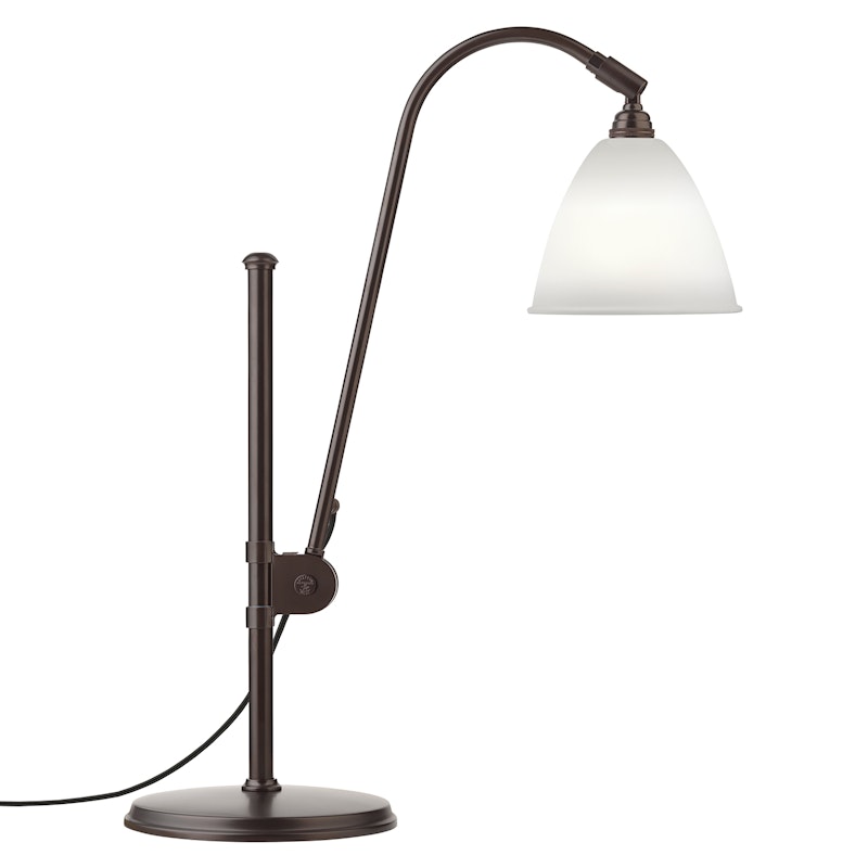 Bestlite BL1 Bordlampe, Black Brass/Bone China