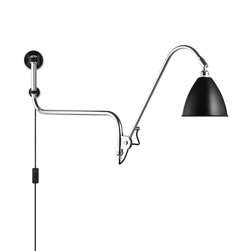 Bestlite BL10 Vegglampe, Krom/Sort