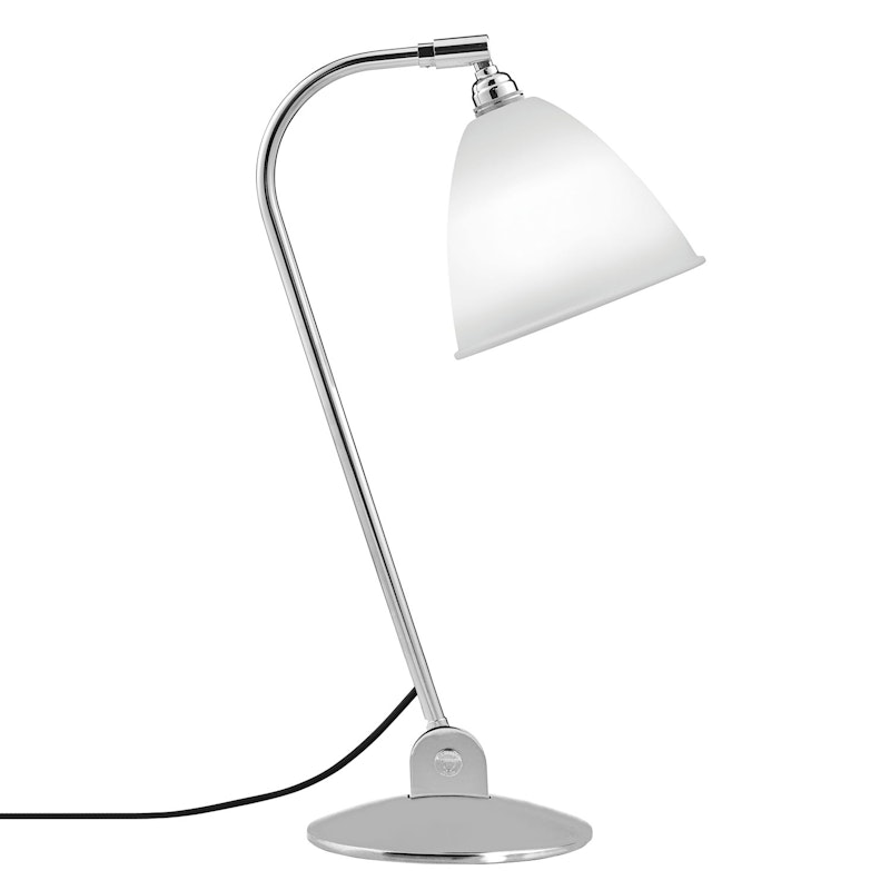 Bestlite BL2 Bordlampe, Krom/Benporselen