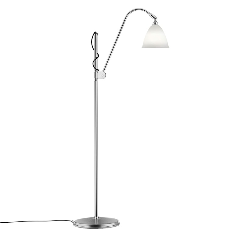 Bestlite BL3 S Gulvlampe, Krom/Benporselen