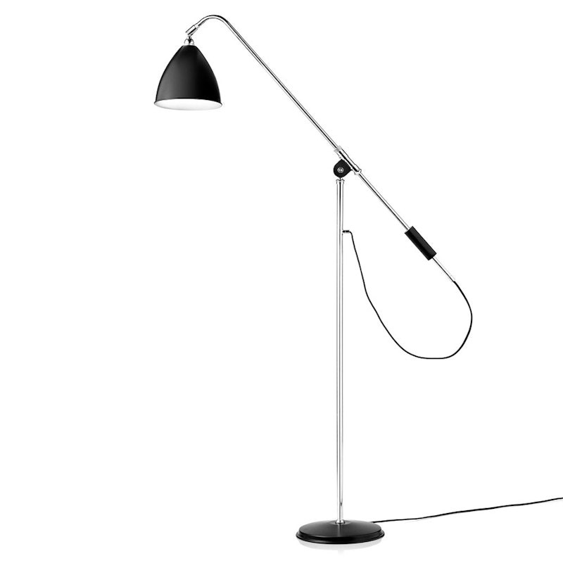 Bestlite BL4 M Gulvlampe, Krom/Sort