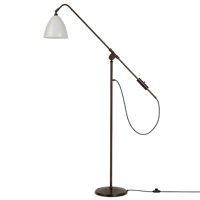 Bestlite BL4 M Gulvlampe, Black Brass/Classic White