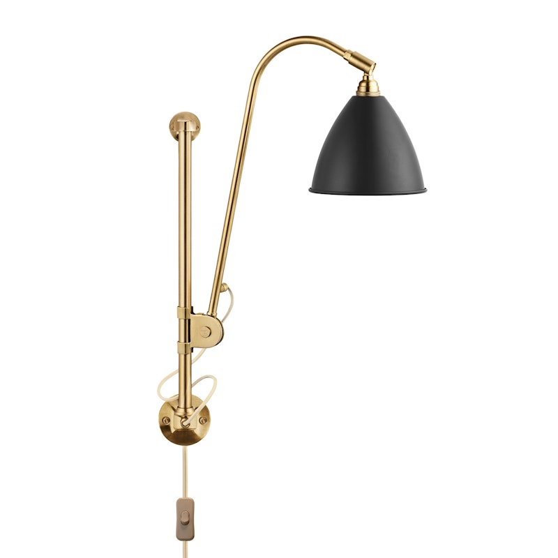 Bestlite BL5 Vegglampe, Messing/Sort