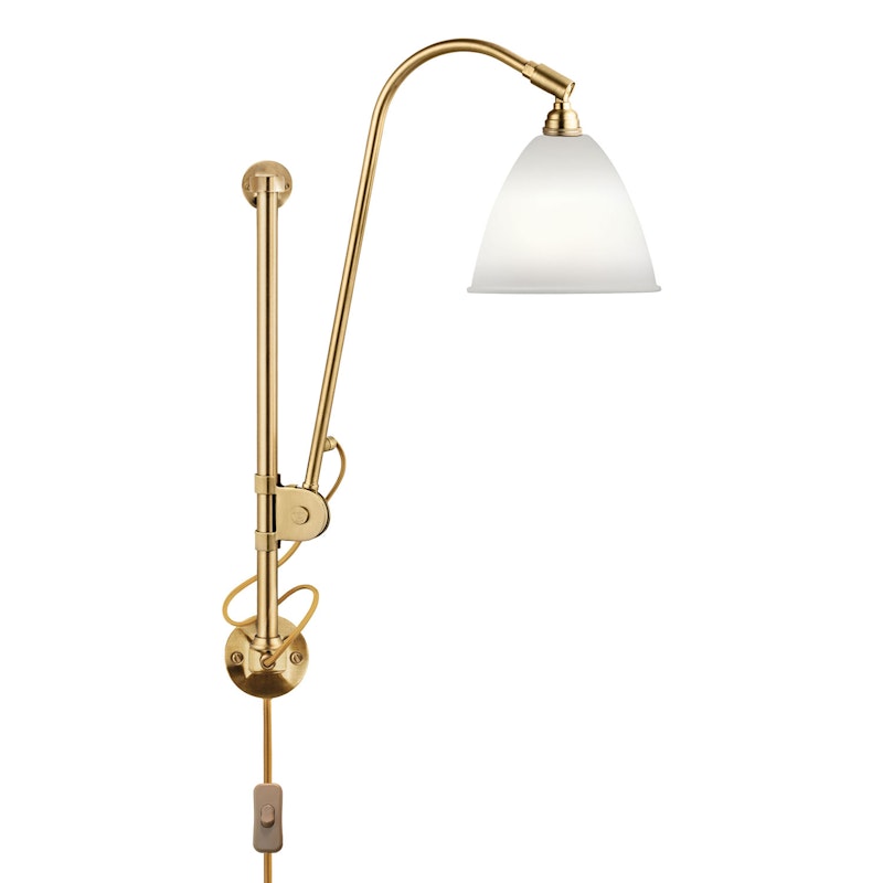 Bestlite BL5 Vegglampe, Messing/Benporselen