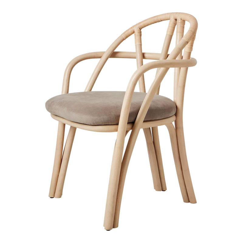 Bistra Spisestol Med Armlener, Naturlig / Fustagno 002