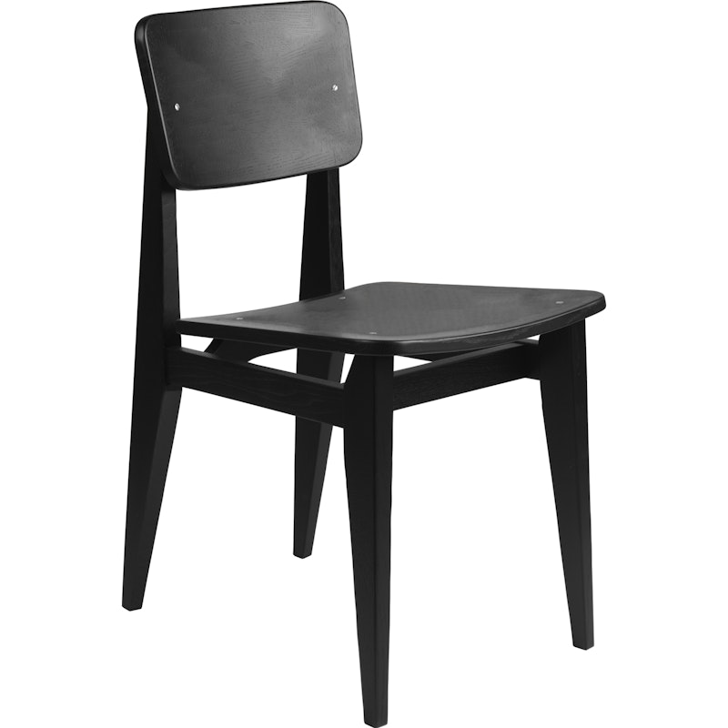 C-Chair Stol, Finér / Oljet Sort Eik