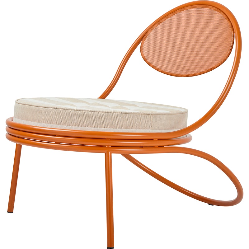 Copacabana Loungestol, Oransje / Leslie Stripe 040