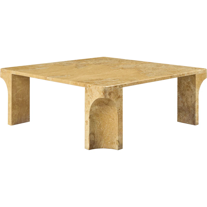 Doric Salongbord 80x80 cm, Honey Amber