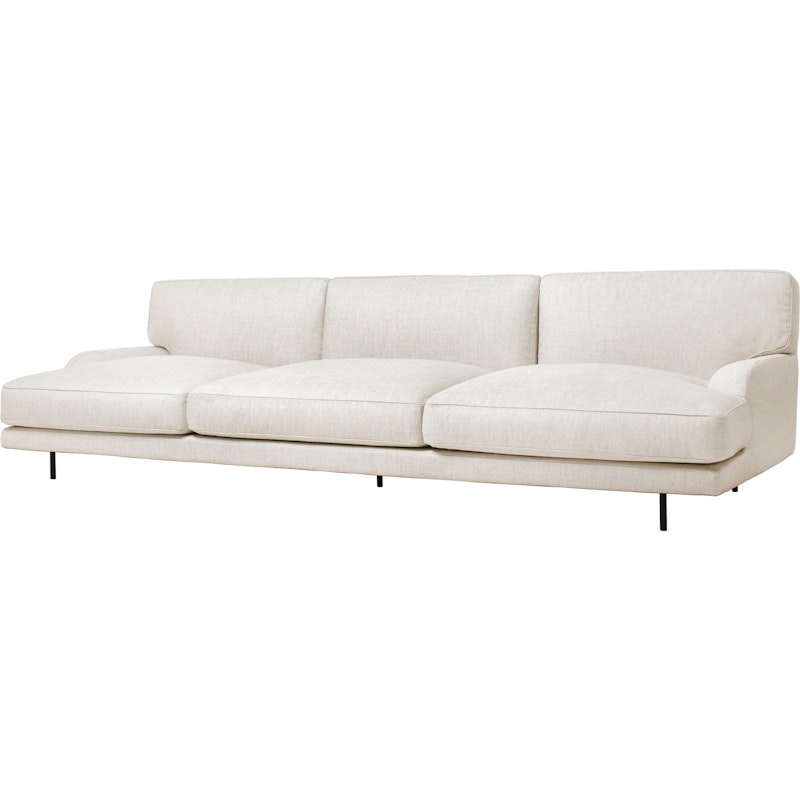 Flaneur Sofa LC 3-seters, Ben Svart / Hot Madison 419 Off White