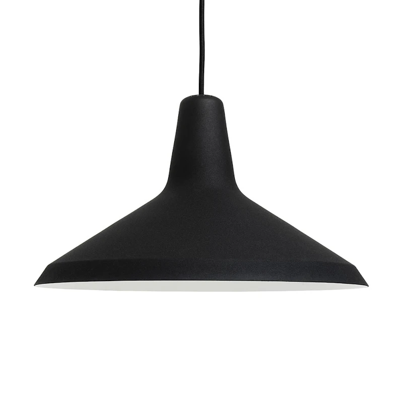 G-10 Taklampe E27, Sort
