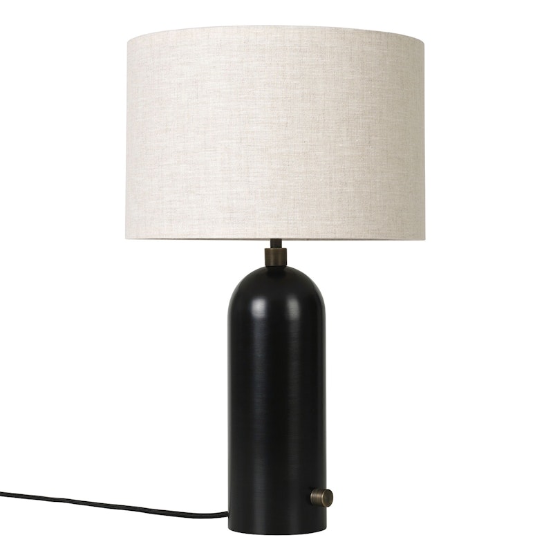 Gravity Bordlampe Liten, Sort Marmor / Hvit