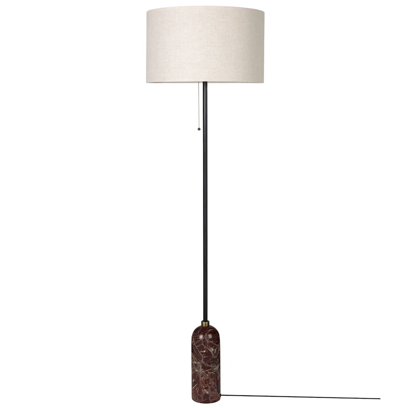 Gravity Floor Lamp, Maroon / Canvas