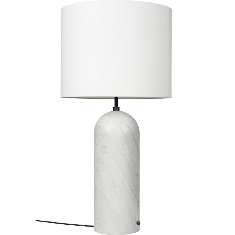 Gravity XL Gulvlampe Lav, White Marble / Hvit