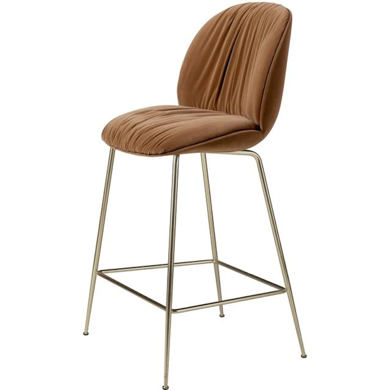 Beetle Soft Barstol H65, Antique Brass / Sunday