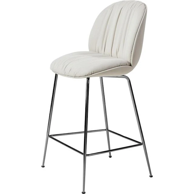 Beetle Soft Barstol H65 cm, Sort Krom / Reales