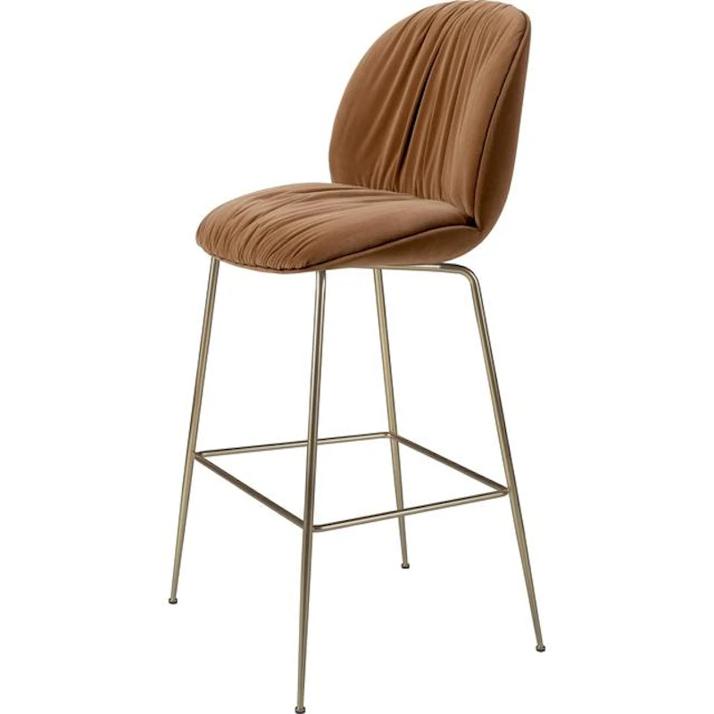Beetle Soft Barstol H75 cm, Antique Brass / Sunday