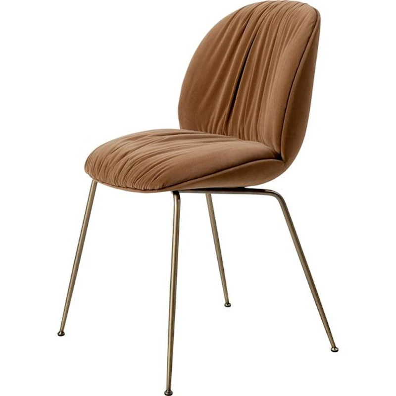 Beetle Soft Spisestol, Antique Brass / Sunday