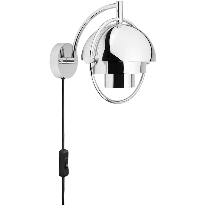 Multi-Lite Vegglampe, Krom