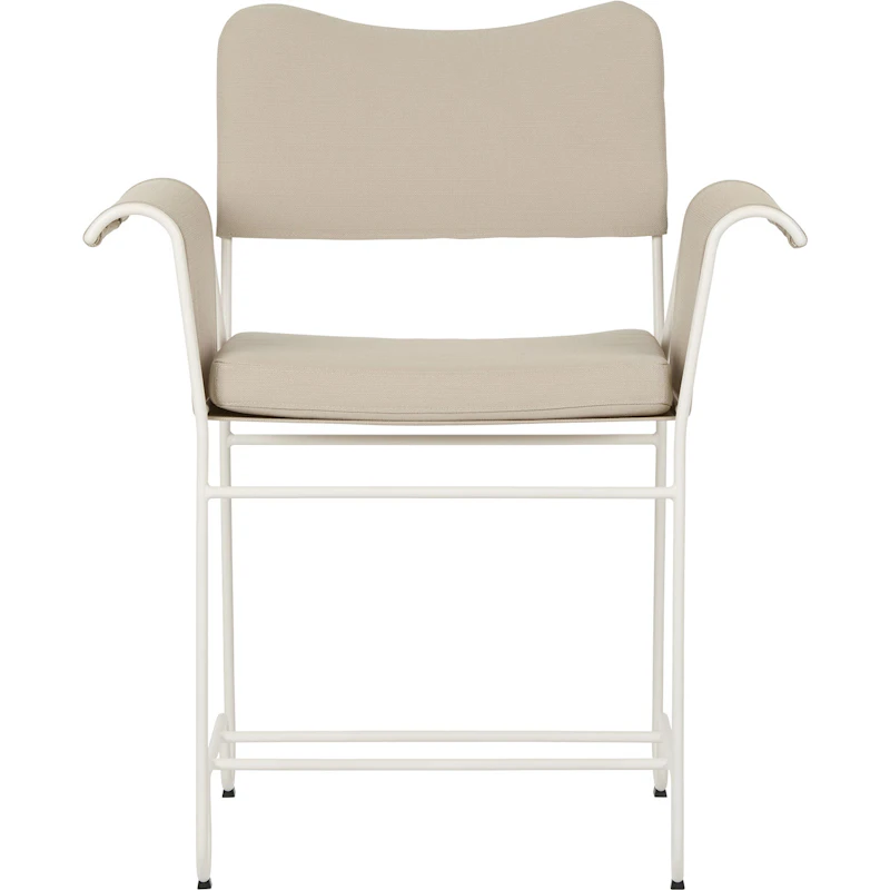 Tropique Spisestol, Classic White Semi Matt / Leslie Stripe 12