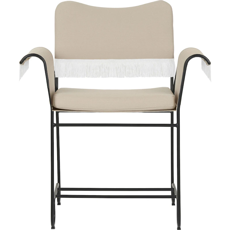 Tropique Spisestol med Frynser, Classic Black / Leslie 12