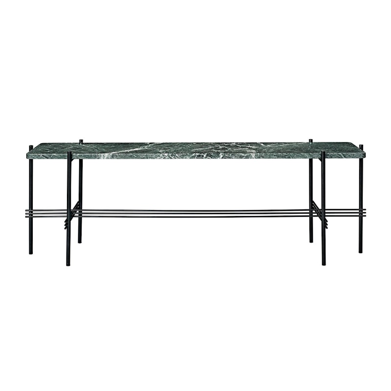 Ts Console 1 Hylle, Sort/Grønn Marmor