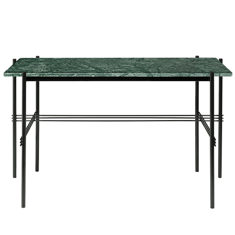 TS Skrivebord, Sort / Green Marble