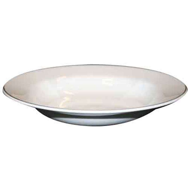 Natur Dyp Tallerken 23 cm, Snø