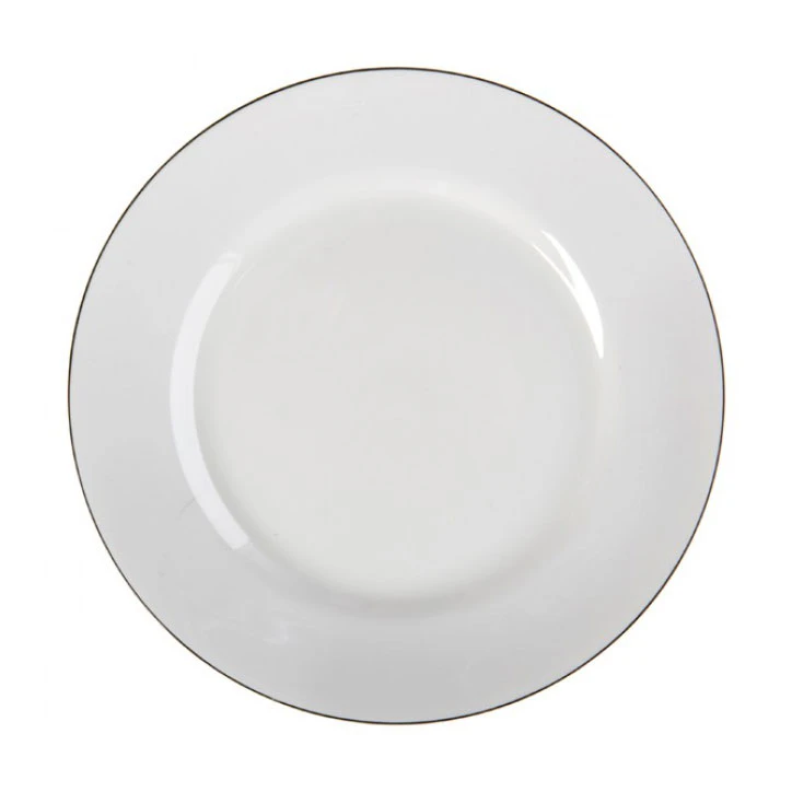 Gustavsberg Natur Tallerken 22 Cm Sn&oslash; -  Asjetter Benporselen Hvit - 310121