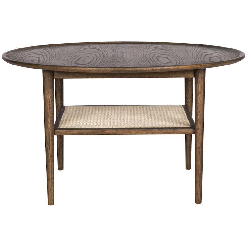 Athene Salongbord 90 cm, Mørkoljet Eik / Rotting