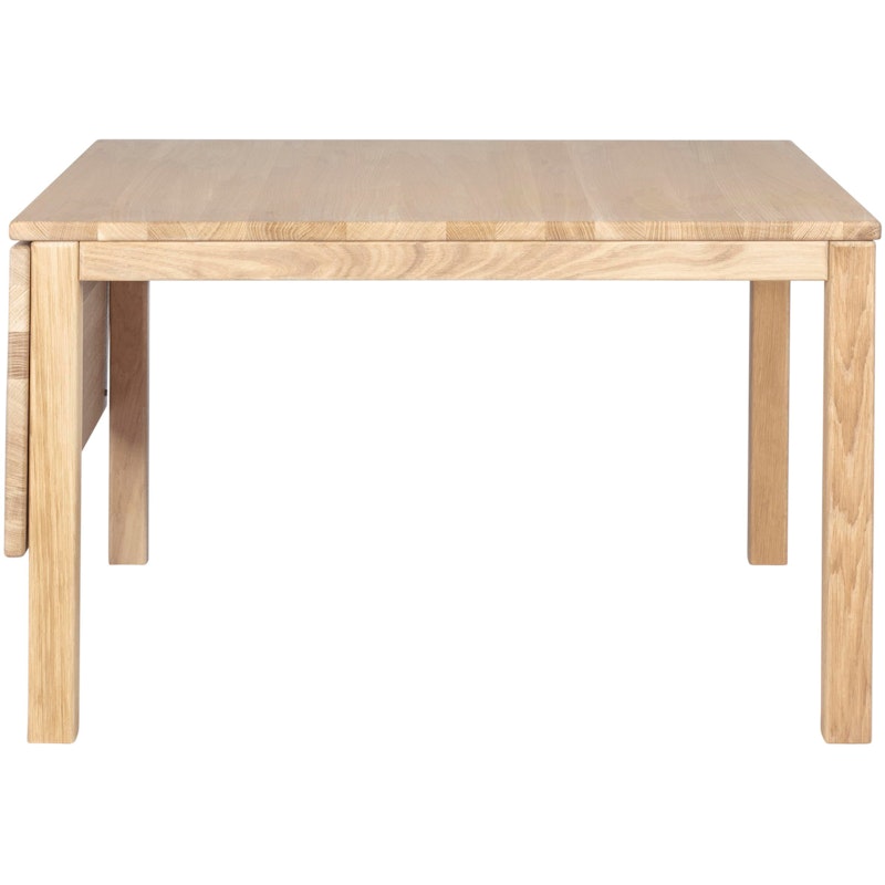 Klassik 5D Salongbord med Foldeplate, 85x85 cm, Oljet Eik
