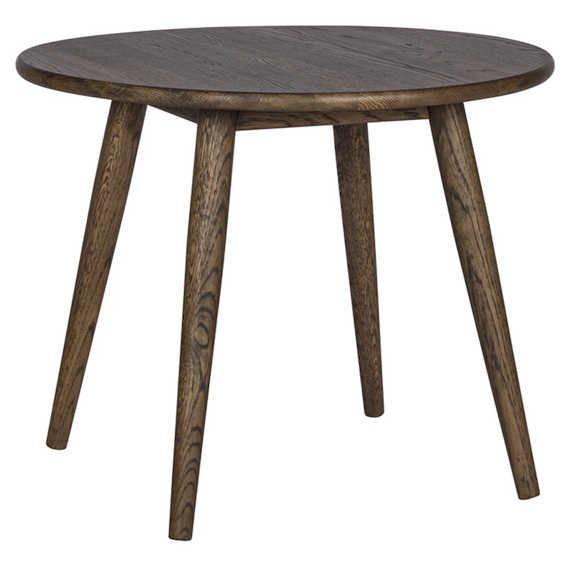 Symphony 02 Salongbord Ø63 cm, Mørkoljet Eik