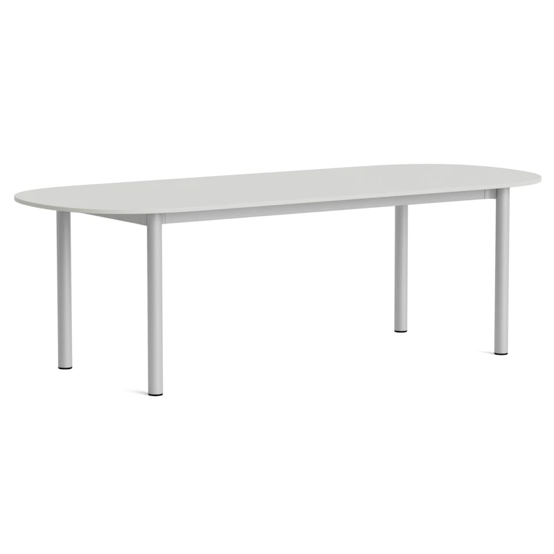 Annex Bord Avlang 95x240 cm, Aluminium / Linoleum Cloud Grey